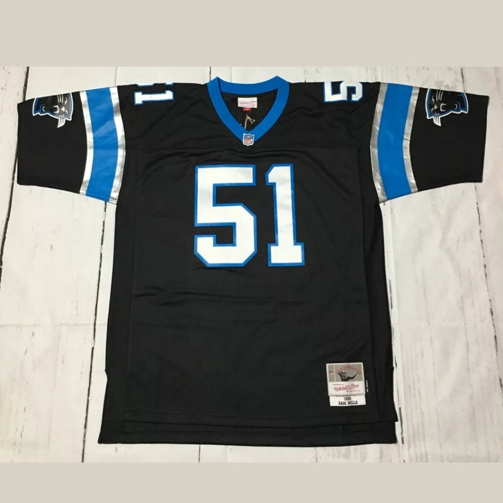 Mitchell & Ness Carolina Panthers SAM MILLS #51